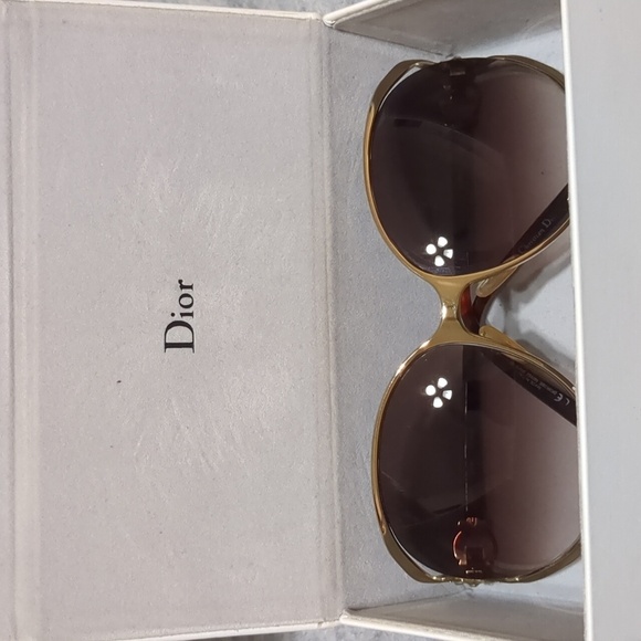 Christian Dior Sunglasses DIOROSE M8E5M 61-16 115 Gold  Leaves Gems Lady Sun main image 7